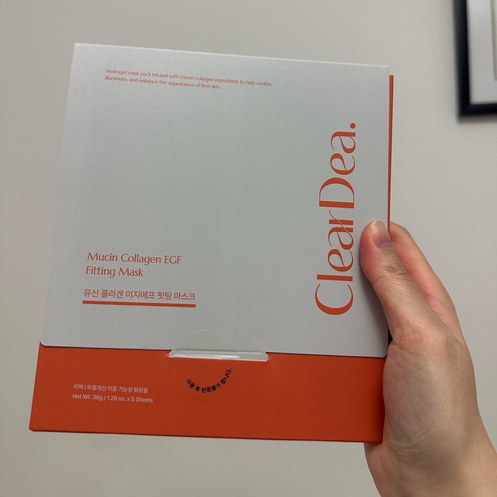 ClearDea. Mucin Collagen EGF Fitting Mask